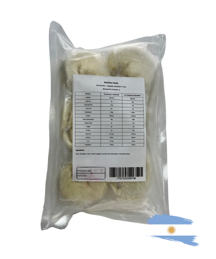 AREGENTINE FROZEN VEGETABLES EMPANADAS / EMPANADAS ARGENTINAS VEGETALES 700GR