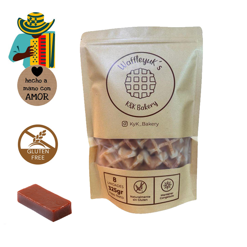 CASSAVA WAFFLES BREAD GUAVA PASTE / PAN DE YUCA WAFFLES BOCADILLO