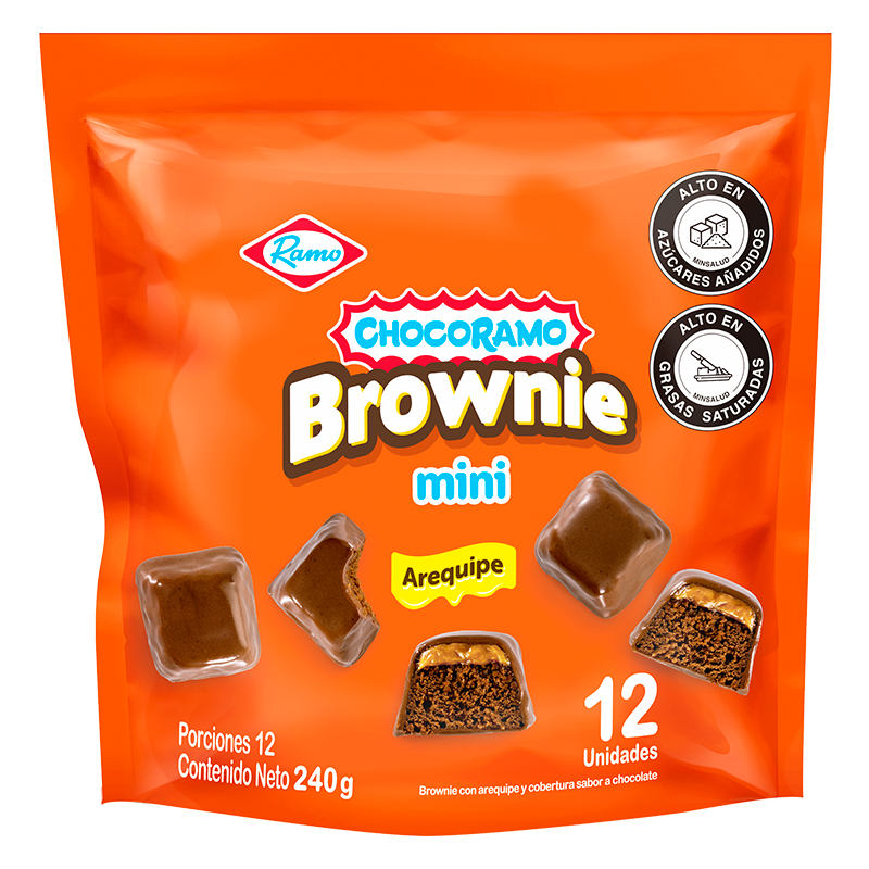 BROWNIE CHOCORRAMO MINI AREQUIPE 20Gr
