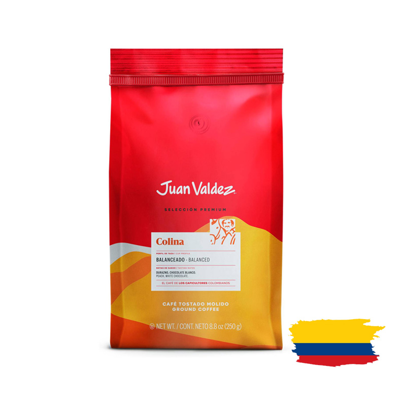 COLINA GROUND COFFEE 250 Gr / JUAN VALDEZ CAFÉ MOLIDO