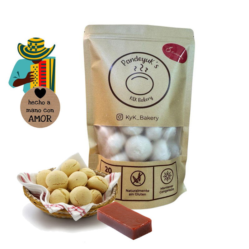 COLOMBIAN CHEESE BREAD WITH GUAVA PASTE/ PAN DE YUCA BOCADILLO