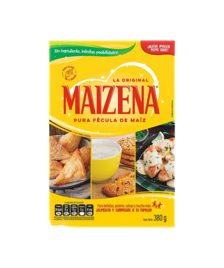 CORN STARCH MAIZENA / MAIZENA FÉCULA DE MAÍZ 380 Gr