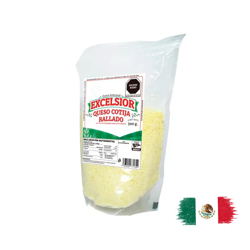COTIJA CHEESE SHREDDED / QUESO COTIJA RALLADO 500 Gr