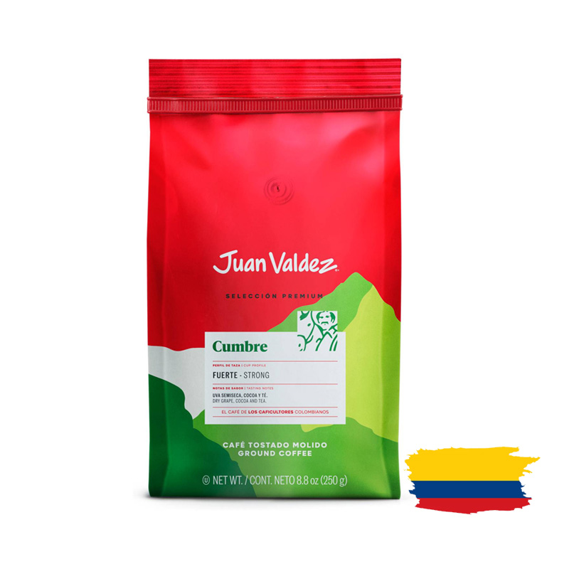 CUMBRE GROUND COFFEE 250 Gr / JUAN VALDEZ CAFÉ