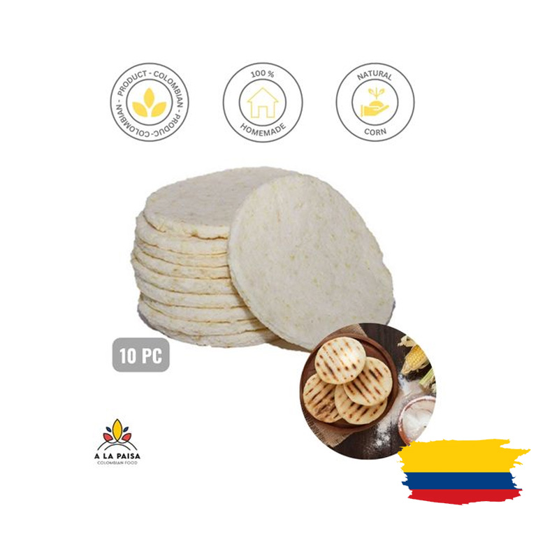 FROZEN AREPA WHITE CORN / AREPA MAIZ BLANCO