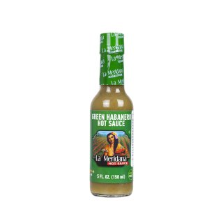 HABANERO GREEN SAUCE/ SALSA VERDE CHILE HABANERO LA MERIDANA 150 Ml