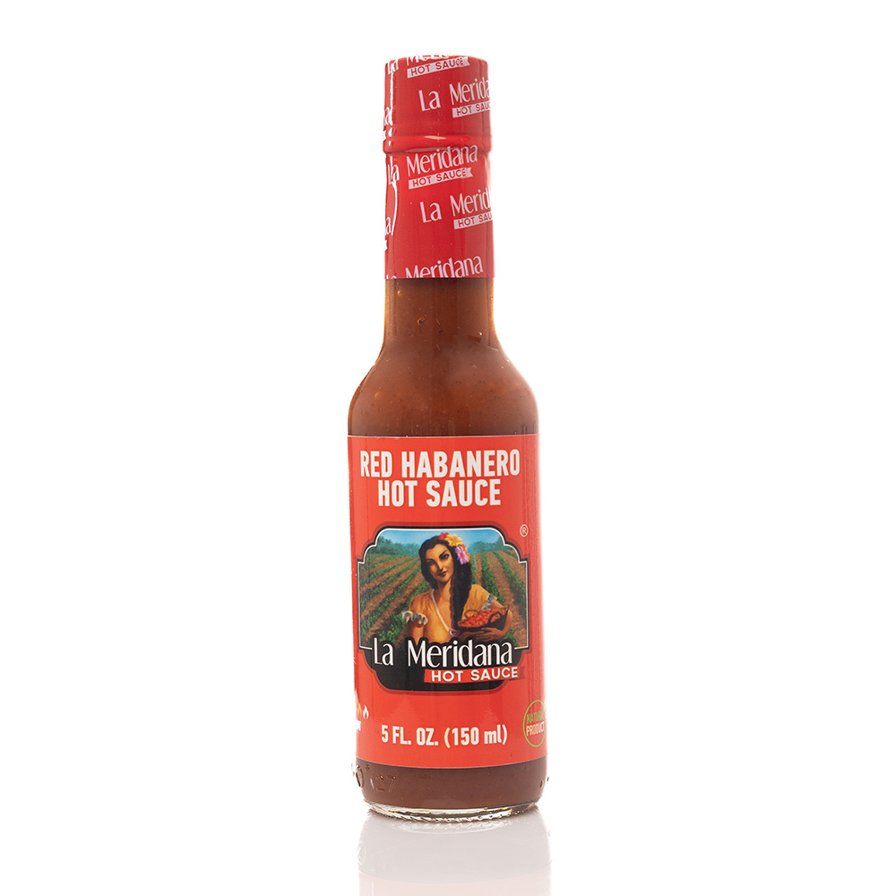 HABANERO RED SAUCE / SALSA ROJA HABANERO LA MERIDANA 150 Ml