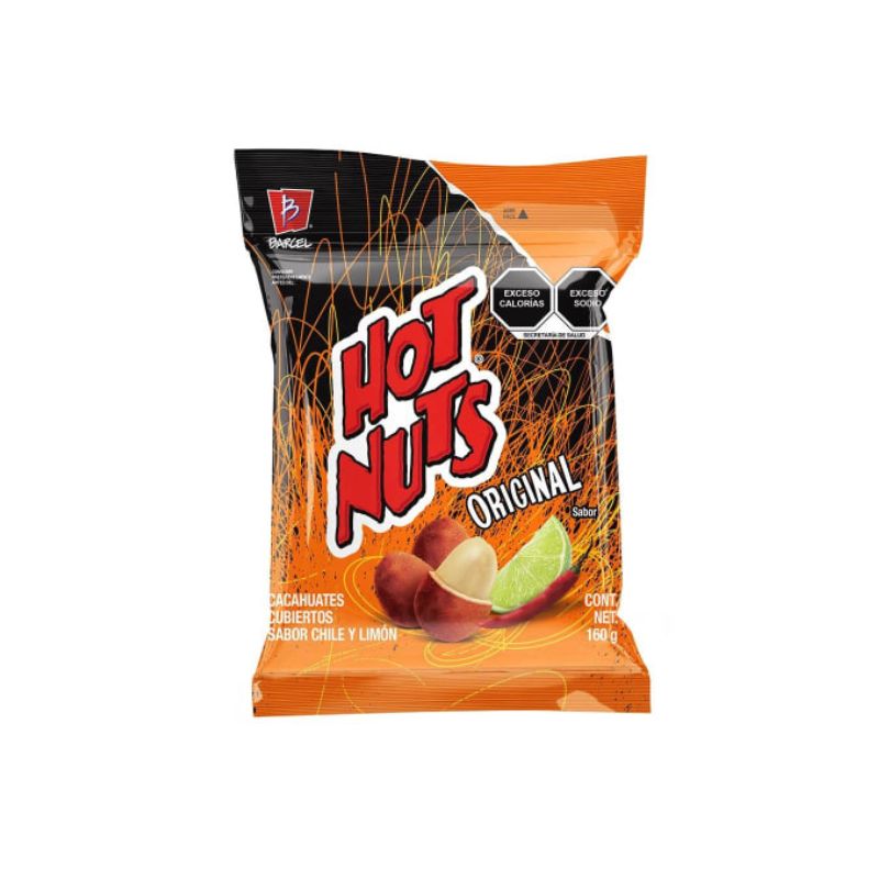 HOT NUTS PEANUTS / CACAHUATES 160 Gr