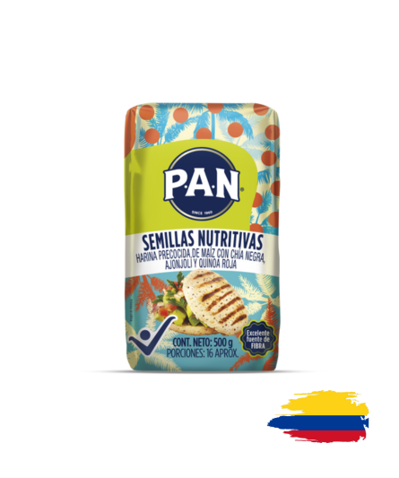 NUTRITIVE SEEDS PAN CORN FLOUR 500GR