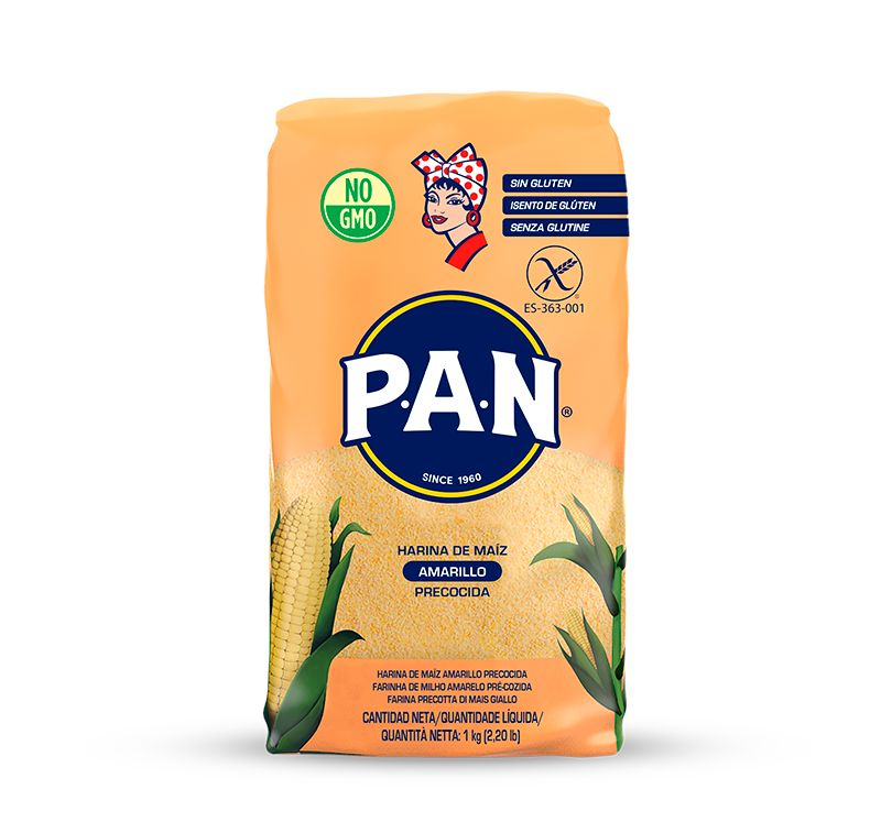PAN YELLOW CORN FLOUR / HARINA 1 KG