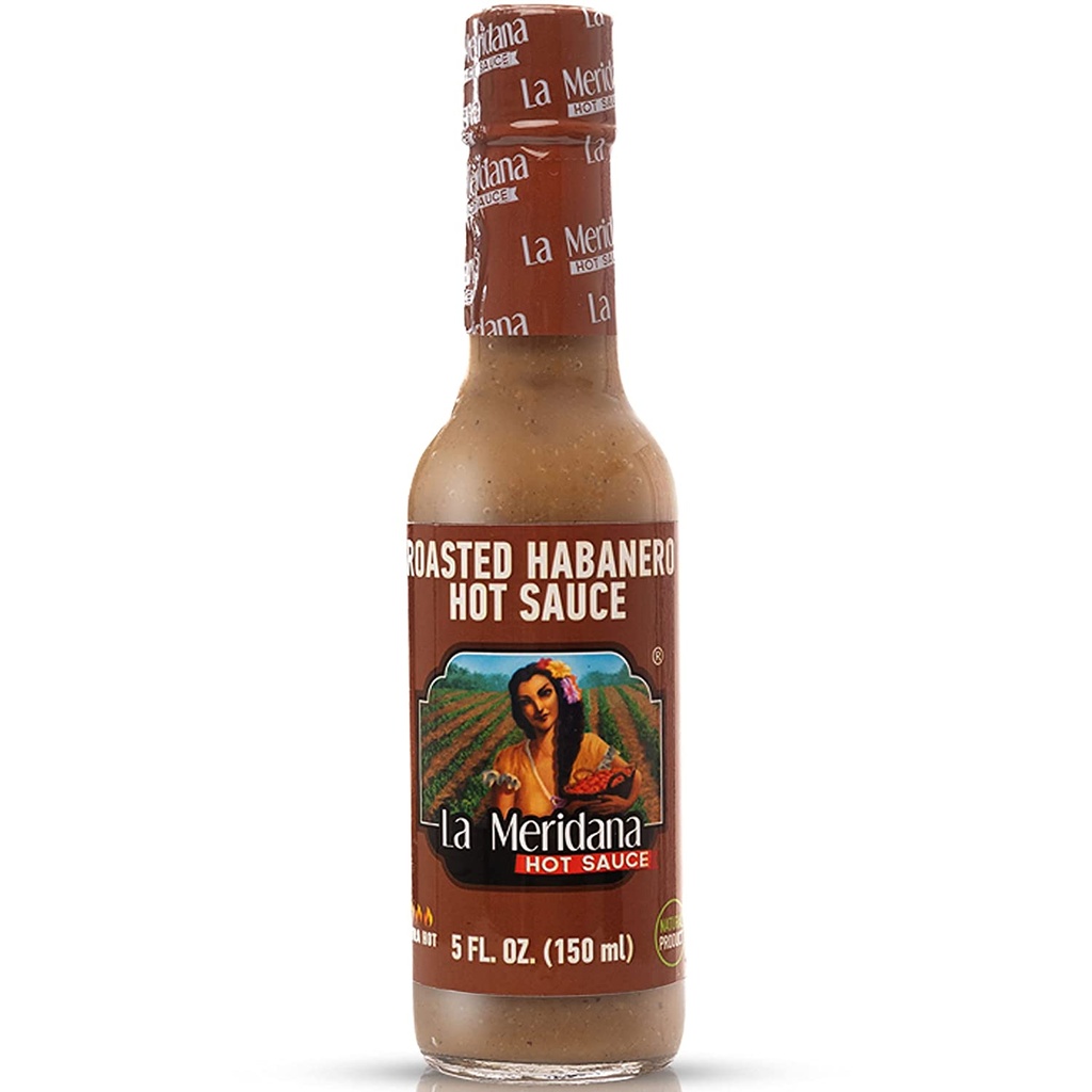 ROASTED HABANERO SAUCE / SALSA ASADA HABANERO LA MERIDANA 150 ml