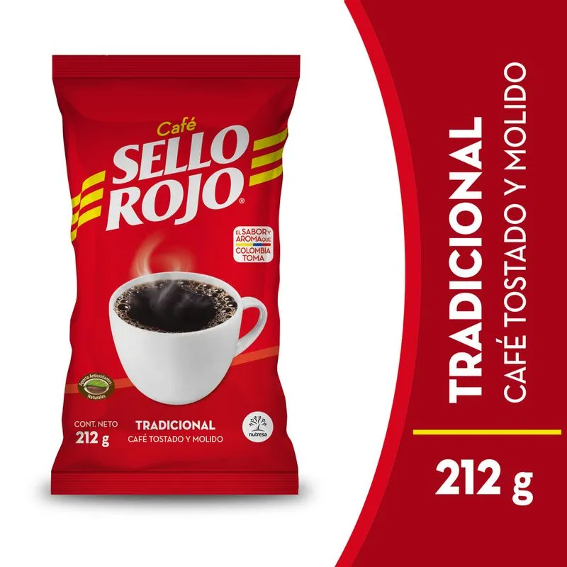 SELLO ROJO COFFEE / CAFÉ 212 Gr