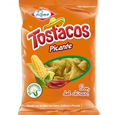 SPICY CHIPS / TOSTACOS PICANTES 38Gr