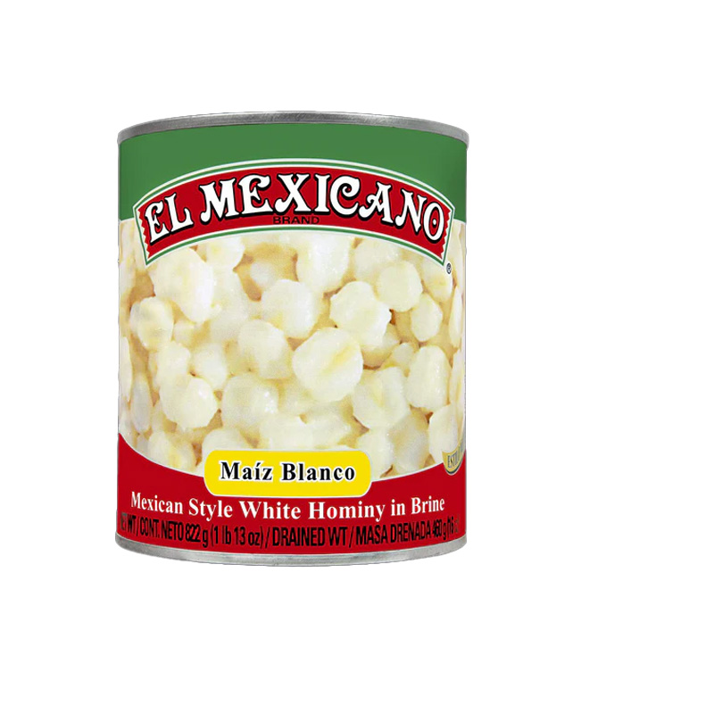 WHITE HOMINY / MAIZ BLANCO 822Gr