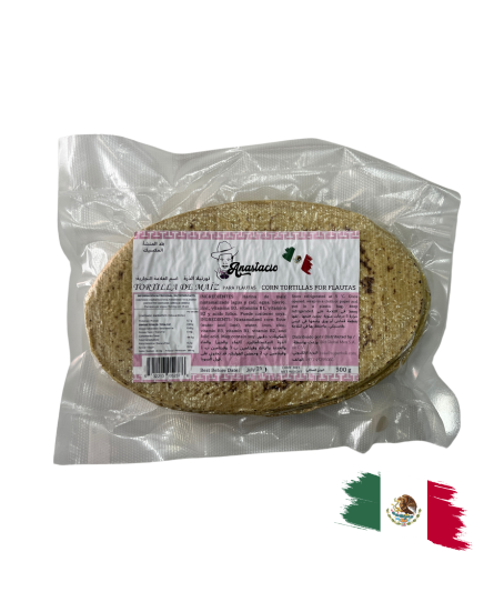 YELLOW CORN FLAUTA / FLAUTA MAIZ AMARILLO 500 Gr