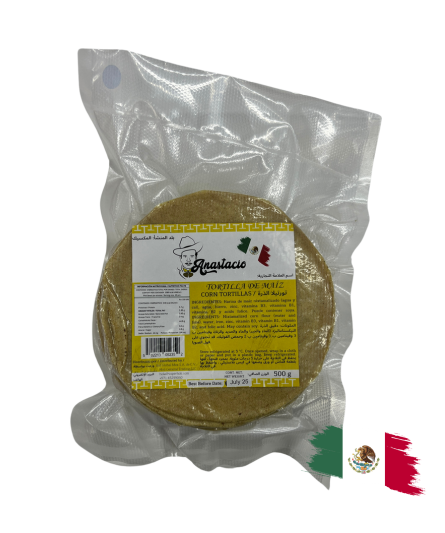 YELLOW CORN TORTILLA 500 Gr