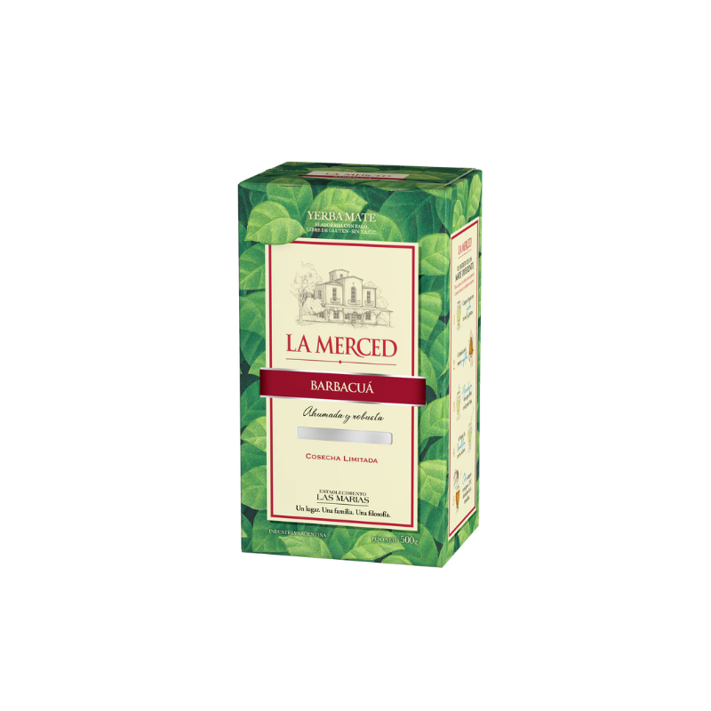 YERBA MATE BARBACUA LA MERCED 500 Gr