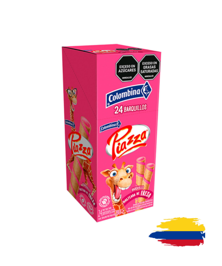 BARQUILLO PIAZZA MALTEADA FRESA 12Gr