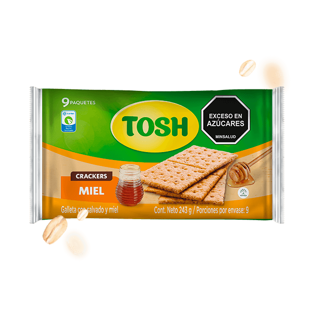 CRACKERS MIEL TOSH 150 GR