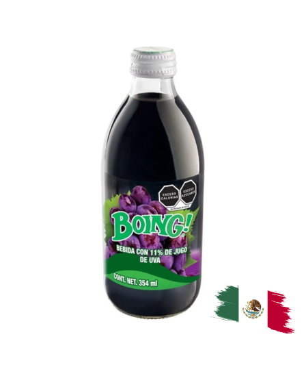 GRAPE JUICE / JUGO DE UVA BOING 354ML