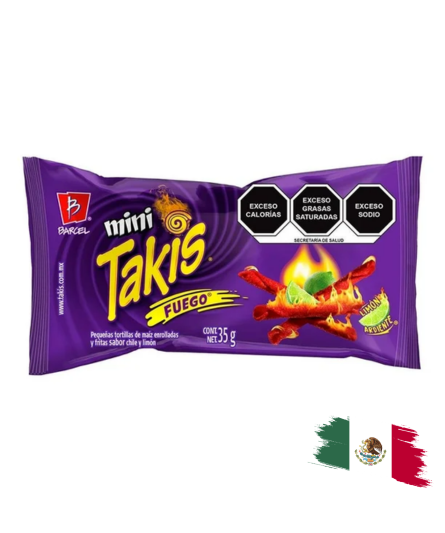SPICY CHIPS / MINI TAKIS FUEGO 35GR