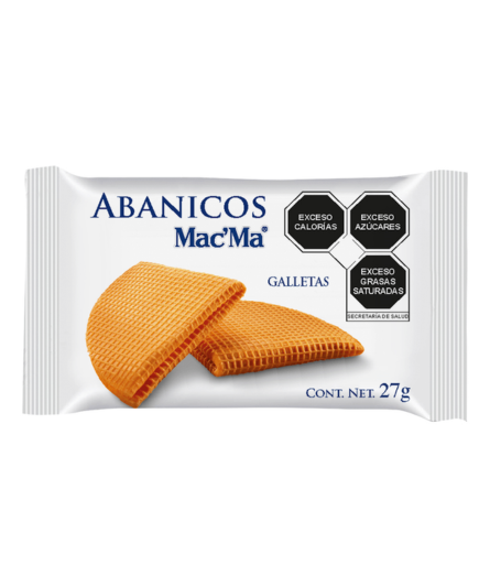 MACMA BISCUIT / ABANICOS 27GR