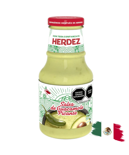 GUACAMOLE SALSA PICANTE HERDEZ  240 GR