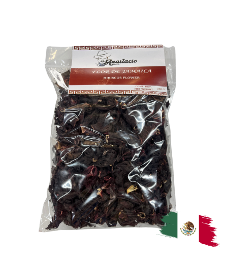 DRIED HIBISCUS FLOWER / FLOR DE JAMAICA 200 Gr