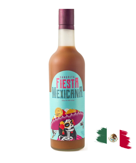 ARTISAN SANGRITA WITH ORANGE / SANGRITA ARTESANAL FIESTA MEXICANA / 750 Ml