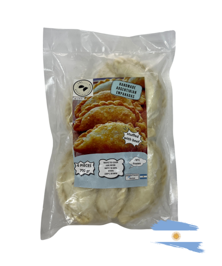 AREGENTINE FROZEN BEEF EMPANADAS / EMPANADAS DE RES ARGENTINAS 700GR