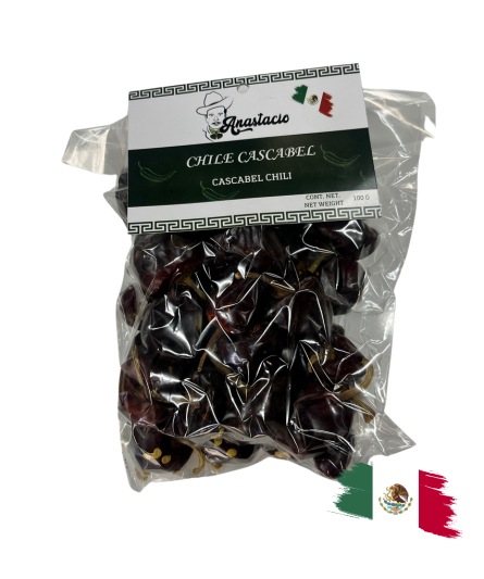 DRY CHILI CASCABEL 100GR