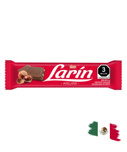 LARIN HAZELNUT CHOCOLATE 24GR
