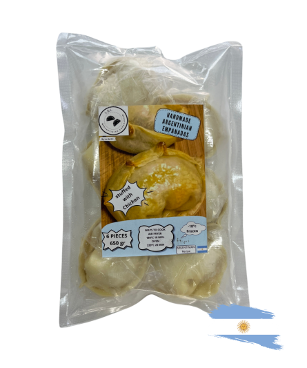 AREGENTINE FROZEN CHICKEN EMPANADAS / EMPANADAS DE POLLO ARGENTINAS 700GR
