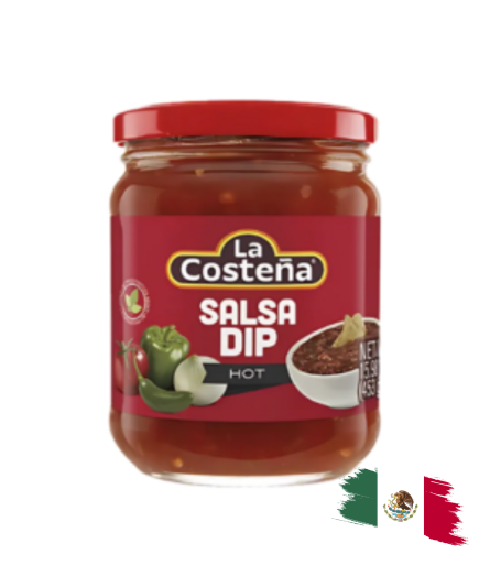 DIP HOT SAUCE LA COSTEÑA 453GR