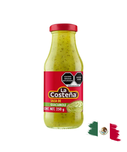 GUACAMOLE SAUCE LA COSTEÑA 250GR