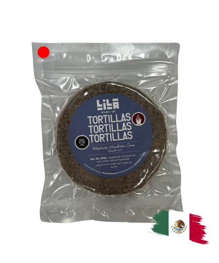 RED ARTISIAN CORN TORTILLA 12CM 250GR