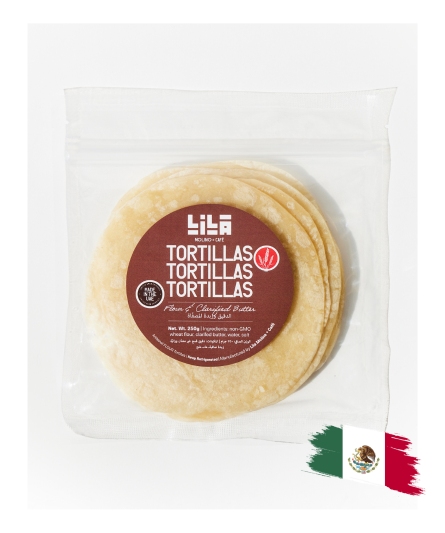 BUTTER FLOUR ARTISIAN CORN TORTILLA 14CM 250GR
