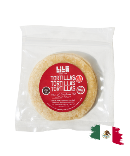SUNFLOWER OIL FLOUR ARTISIAN CORN TORTILLA 14CM 250GR