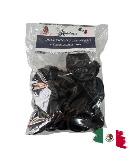 DRY CHILI BLACK CHILHUACLE 100GR
