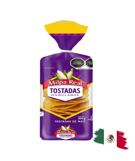 CORN TOSTADAS MILPA REAL 324 GR