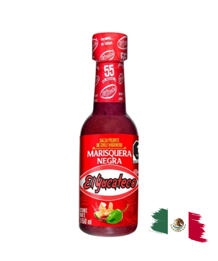 SAUCE /  MARISQUERA NEGRA EL YUCATECO 150 Ml