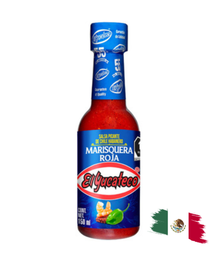 SAUCE / MARISQUERA ROJA EL YUCATECO 150 Ml