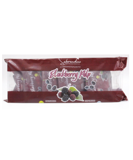 FROZEN BLACKBERRY PULP POUCH 100Gr / 10Pc - 1000Gr