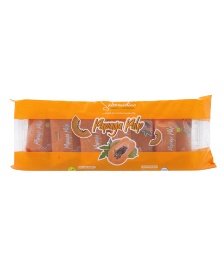 FROZEN PAPAYA PULP POUCH 100Gr / 10Pc - 1000Gr
