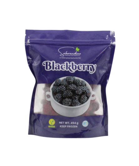 FROZEN WHOLE BLACKBERRY FRUIT 454Gr