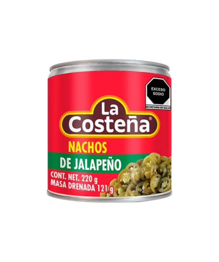 NACHOS JALAPEÑO LA COSTEÑA 220 Gr