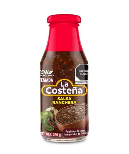 SALSA RANCHERA LA COSTEÑA 250 Gr 