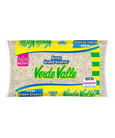 WHITE RICE THICK GRAIN VERDE VALLE 1Kg