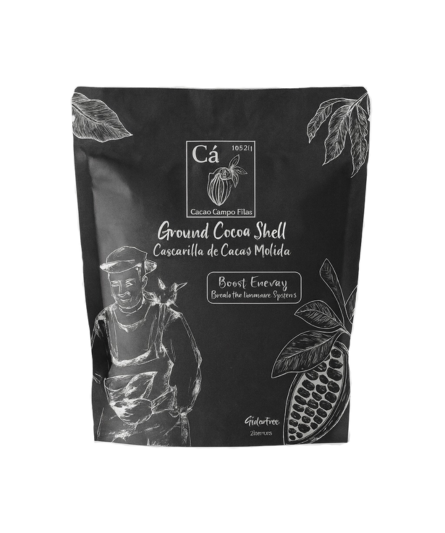 CASCARILLA CACAO MOLIDA - GROUND COCOA SHELL 400Gr