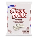 WHITE CHOCOLATE COOKIES WITH COOKIE CHIPS / CHOCO BREAK 5GR